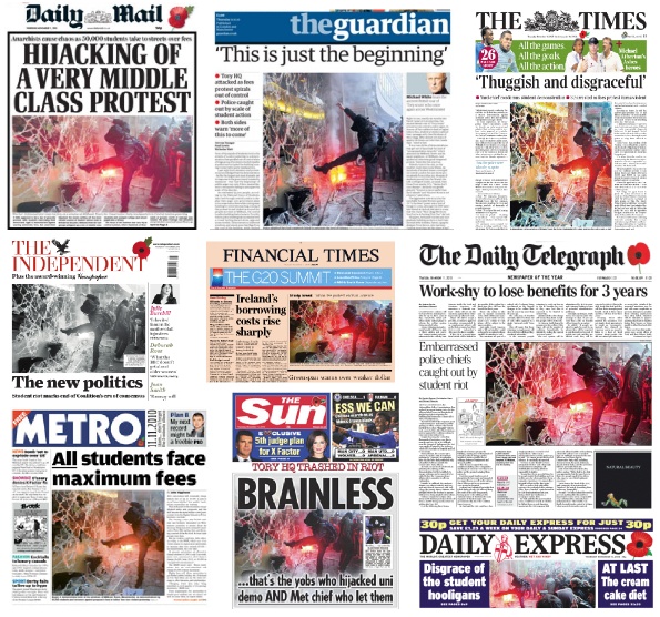 1 image used on 9 front pages